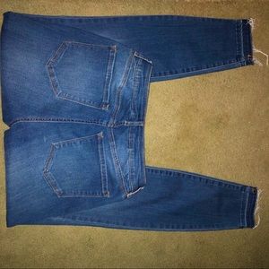 Charlotte Russe Jagged Hem Skinny Jeans